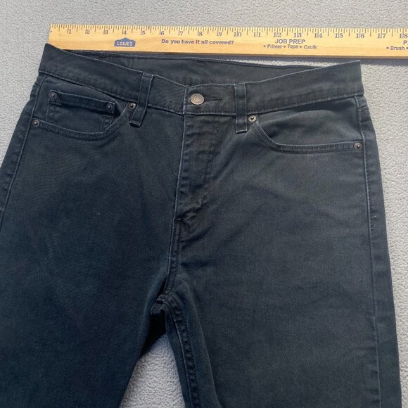 Levis 510 Skinny Stretch Mens Jeans Size 32X32 Black Stretch - Picture 5 of 11